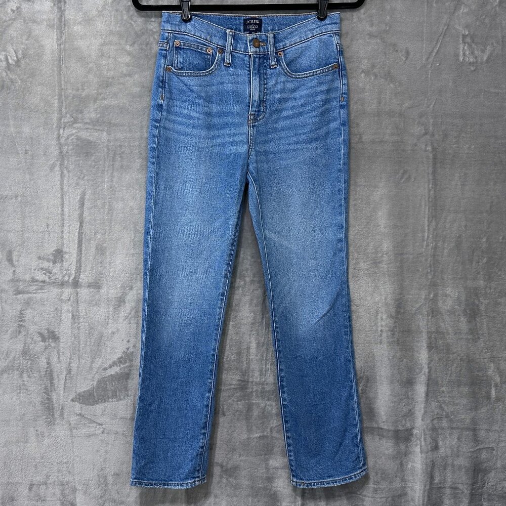 J.Crew Essential Straight Jean Light Wash Sz 25